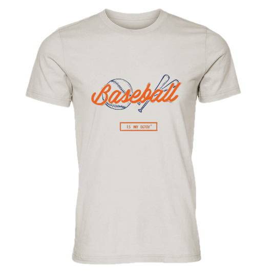 Baseball is My Detox (blue/orange)